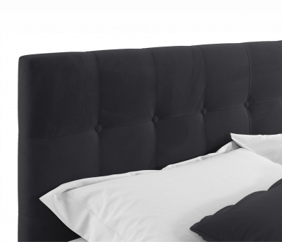 Купить мягкая кровать "selesta" 1400 темная с ортопед.основанием с матрасом гост | ZEPPELIN MOBILI
