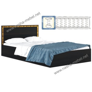 Кровать Виктория-Б 120 венге с матрасом