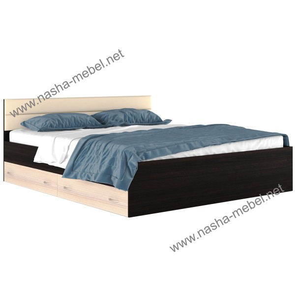 Кровать Виктория-МВ 1800 с ящиками