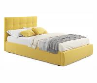 Купить мягкая кровать selesta 1200 желтая с подъем.механизмом с матрасом promo b cocos | ZEPPELIN MOBILI
