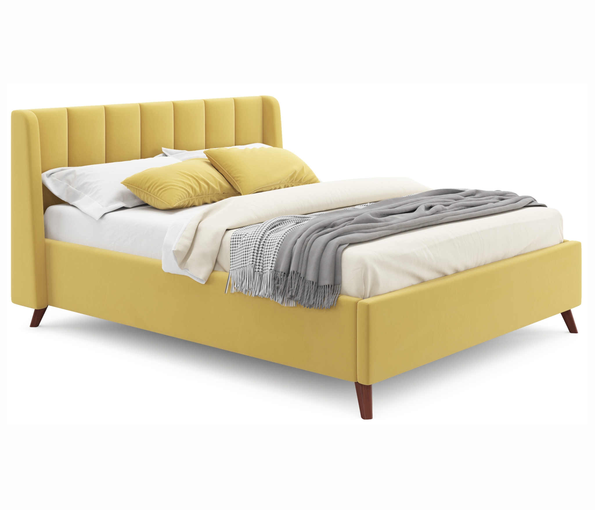 Купить мягкая кровать betsi 1600 желтая с подъемным механизмом и матрасом promo b cocos. | ZEPPELIN MOBILI