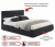 Купить мягкая кровать "selesta" 1400 темная с матрасом гост с подъемным механизмом | ZEPPELIN MOBILI