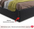 Купить мягкая кровать "stefani" 1400 темная с подъемным механизмом с орт.матрасом promo b cocos | ZEPPELIN MOBILI
