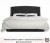 Купить мягкая кровать "stefani" 1800 темная с подъемным механизмом | ZEPPELIN MOBILI