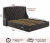 Купить мягкая кровать "stefani" 1400 шоколад с подъемным механизмом с орт.матрасом астра | ZEPPELIN MOBILI